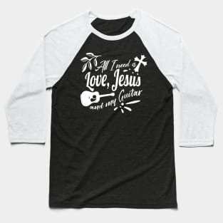 Jesus and Music Baseball T-Shirt